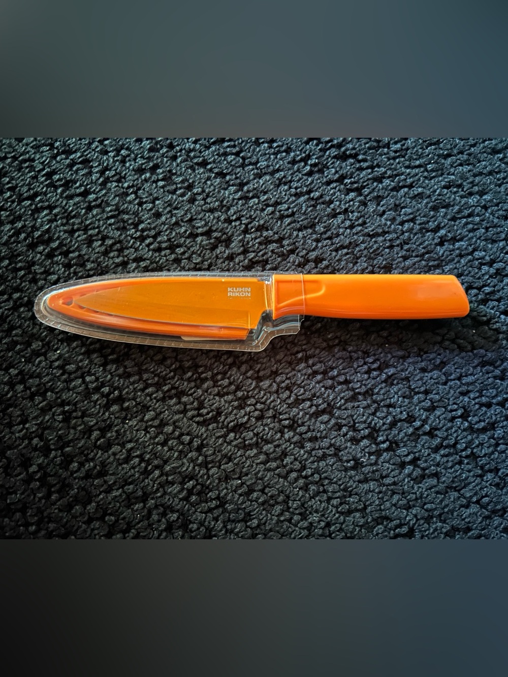 KUHN RIKON Orange 4" Paring Knife with Protective Sheath